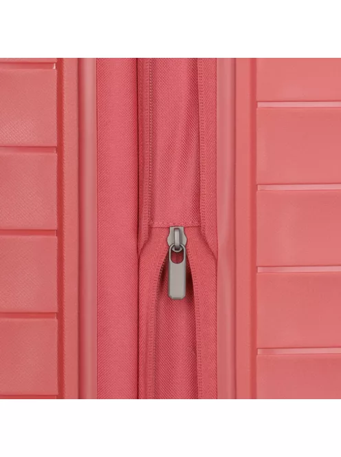 Travelite MOOBY M piros bővíthető közepes méretű bőrönd