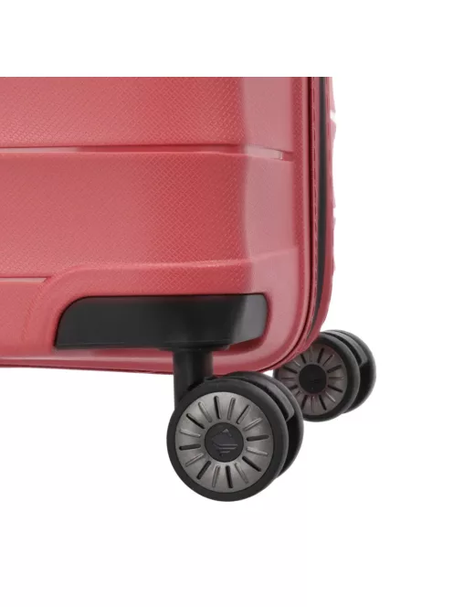 Travelite MOOBY S piros kabin méretű bőrönd