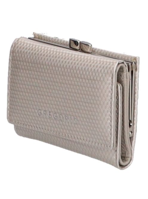Gregorio bézs lakk bőr kicsi pénztárca CB-117