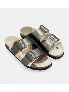 Anekke 40371-616 36 fehér grafit papucs