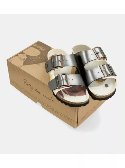 Anekke 40371-616 36 fehér grafit papucs