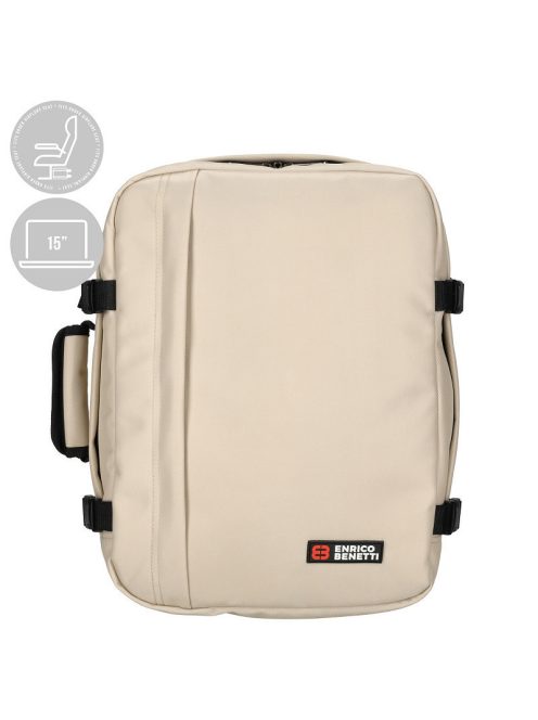Enrico Benetti Wizzair fedélzeti hátizsák 46225 bézs
