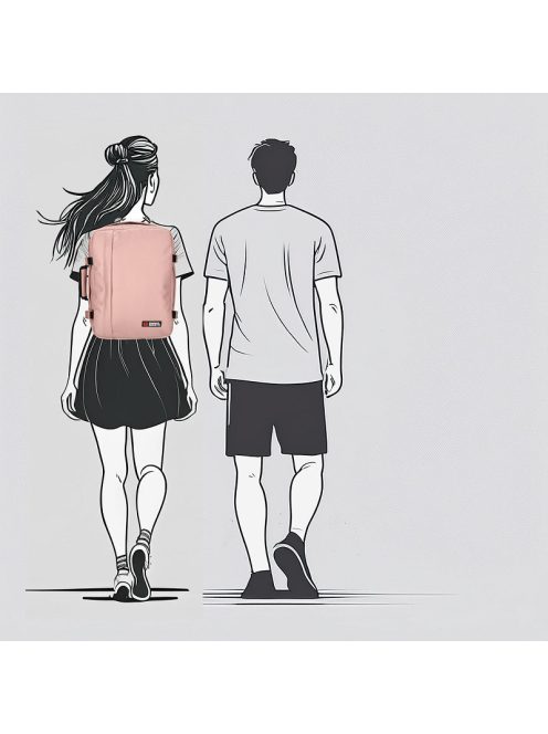 Enrico Benetti Wizzair fedélzeti hátizsák 46225 rosa