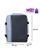 Enrico Benetti kék Wizzair hátizsák és kabintáska 56004