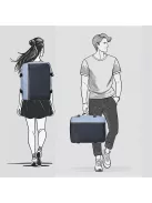 Enrico Benetti kék Wizzair hátizsák és kabintáska 56004