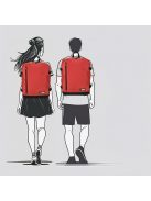 Enrico Benetti Wizzair fedélzeti hátizsák 54687 piros