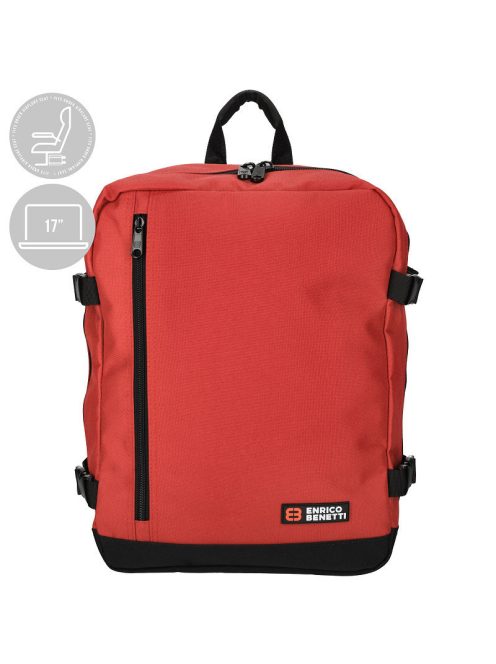 Enrico Benetti Wizzair fedélzeti hátizsák 54687 piros