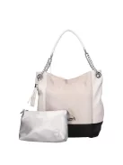 Chiara rostbőr táska K 700 fehér pezsgő 