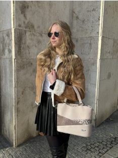 Karen rostbőr táska D 565 pezsgő