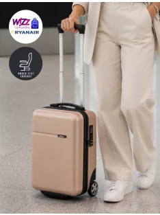   Bontour Wizzair és Ryanair ülés alatti bőrönd XS méret pezsgő underseater 40x30x20 cm