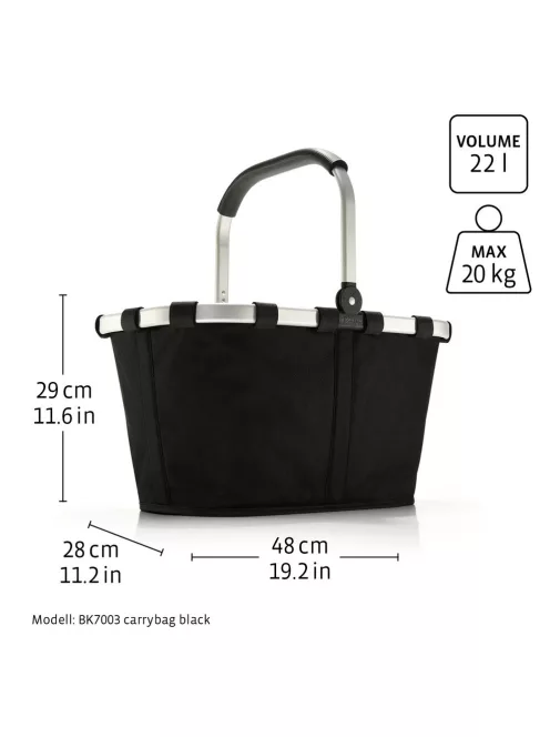 Reisenthel Carrybag BK6046 frame rhombus ginger kosár