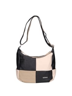 Hernan Bag HB1850 fekete bézs női válltáska