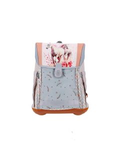 ABC123 lovas lány iskolatáska szett elsősöknek 4 részes