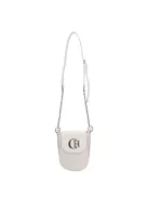 Chiara rostbőr táska K 773 fehér rózsa