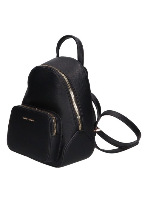 David Jones 7324 fekete kicsi városi hátizsák