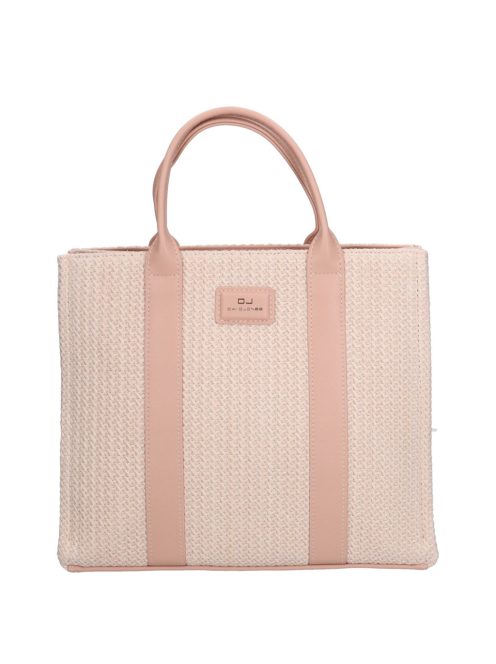 David Jones szalma hatású kézitáska CM6960A bézs púder