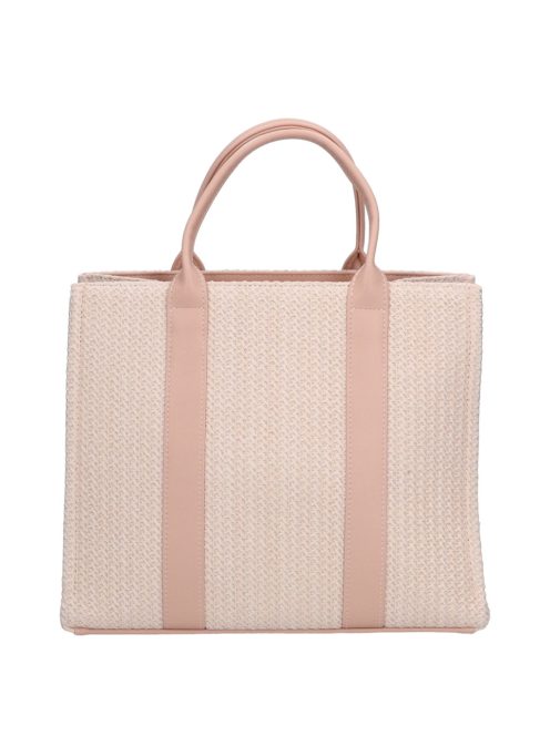 David Jones szalma hatású kézitáska CM6960A bézs púder