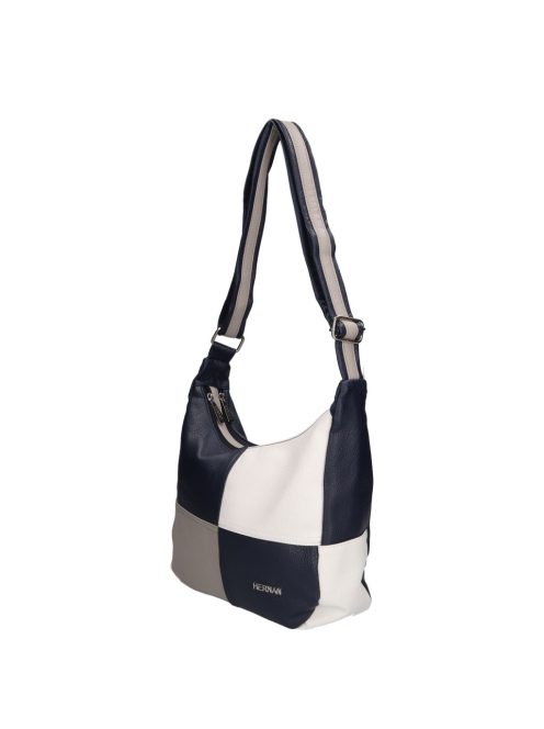 Hernan Bag HB1850 kék fehér női válltáska