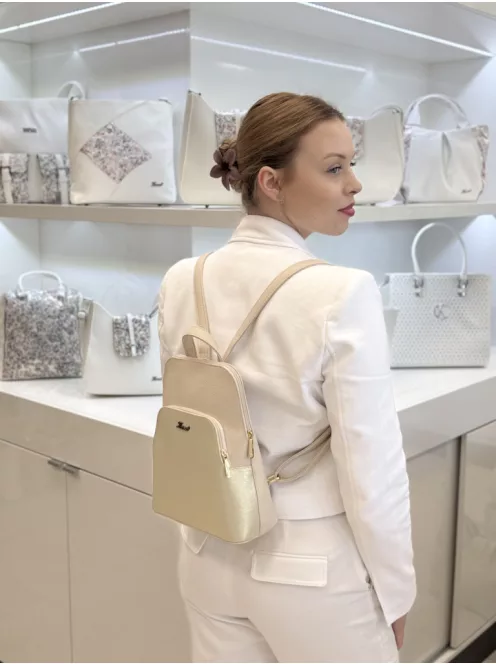 Karen rostbőr táska N 236 bézs arany