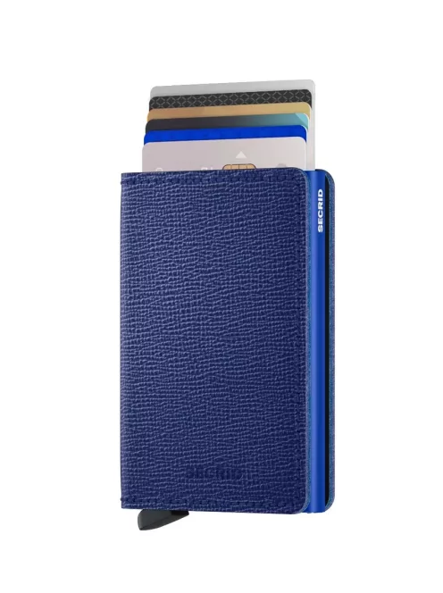 Secrid Slimwallet Crisple Cobalt automata kártyatartó 