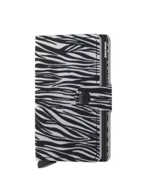 Secrid Miniwallet zebra light grey automata kártyatartó 