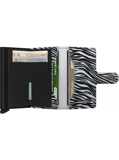 Secrid Miniwallet zebra light grey automata kártyatartó 