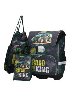 ABC123 traktoros fiú iskolatáska szett elsősöknek