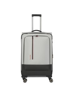   Travelite Crosslite L bővíthető nagy méretű bőrönd natur 92949-40