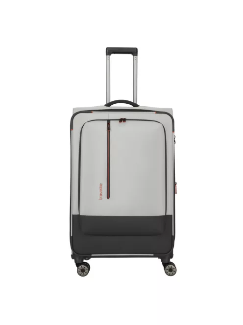 Travelite Crosslite L bővíthető nagy méretű bőrönd natur 92949-40
