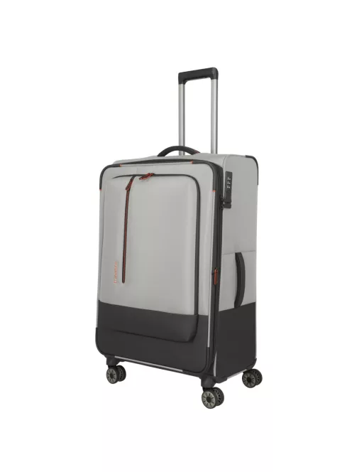 Travelite Crosslite L bővíthető nagy méretű bőrönd natur 92949-40