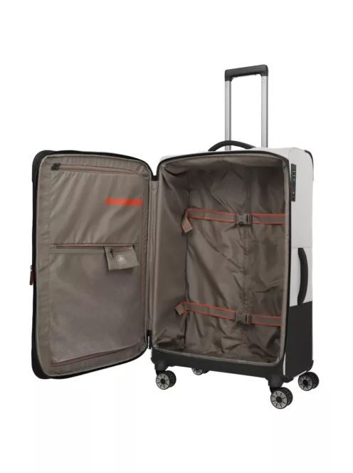 Travelite Crosslite L bővíthető nagy méretű bőrönd natur 92949-40