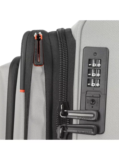 Travelite Crosslite L bővíthető nagy méretű bőrönd natur 92949-40