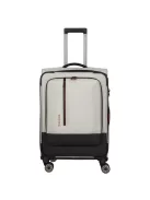 Travelite Crosslite M bővíthető közepes bőrönd natur