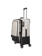 Travelite Crosslite M bővíthető közepes bőrönd natur