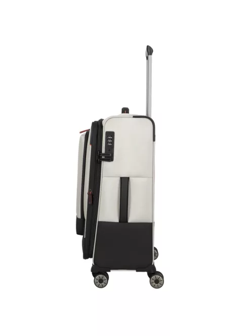 Travelite Crosslite M bővíthető közepes bőrönd natur