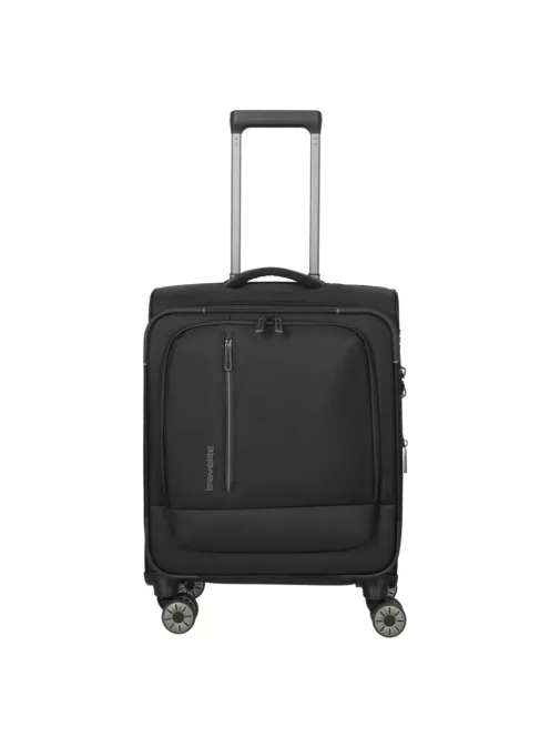 Travelite Crosslite S bővíthető kabinbőrönd fekete 92947-01