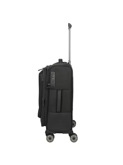 Travelite Crosslite S bővíthető kabinbőrönd fekete 92947-01