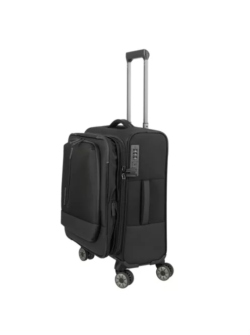 Travelite Crosslite S bővíthető kabinbőrönd fekete 92947-01