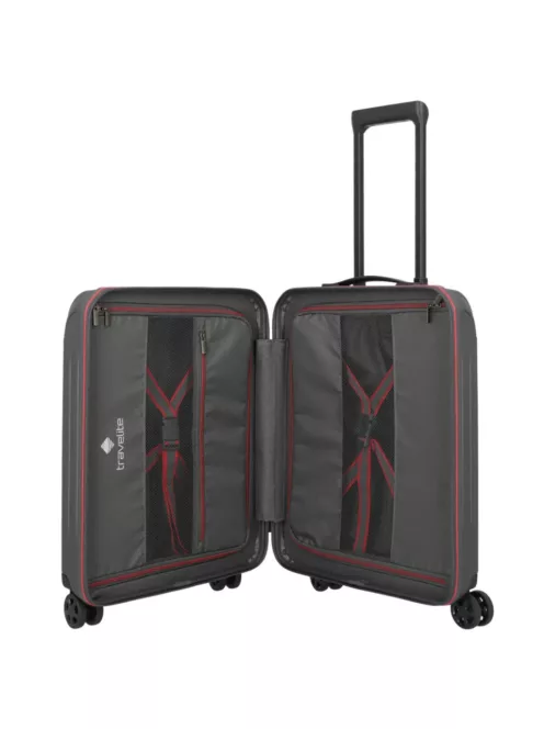 Travelite kabin bőrönd Dynamic S antracit