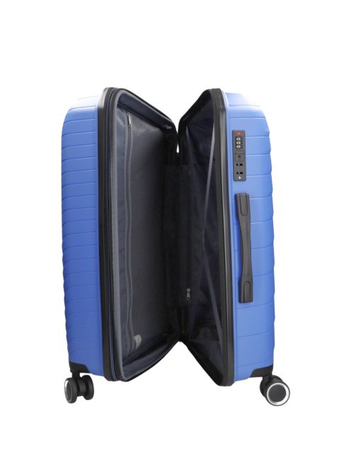 Benzi 5808 L bővíthető nagy méretű bőrönd kék
