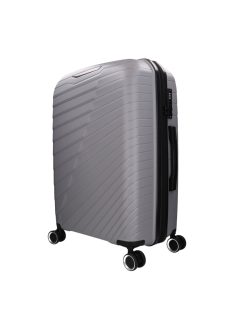 Benzi 5808 L bővíthető nagy méretű bőrönd szürke