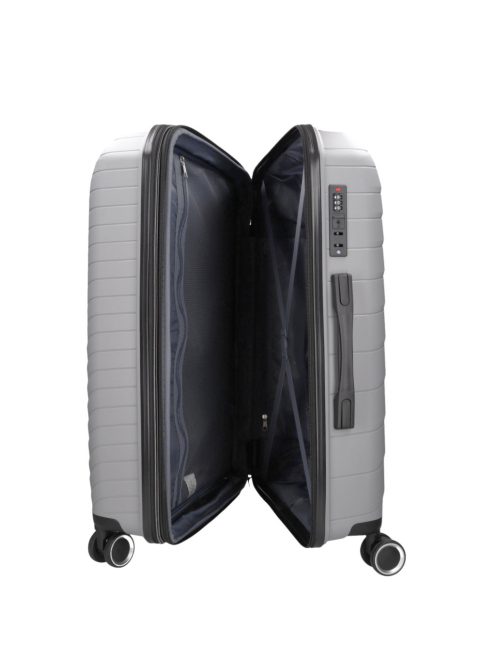 Benzi 5808 L bővíthető nagy méretű bőrönd szürke