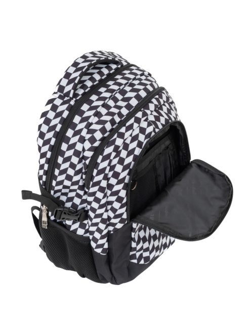Budmil Edwin hátizsák fekete fehér 10110149/S85