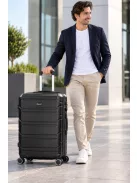 Benzi 5807 L fekete nagy méretű bőrönd