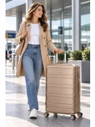 Benzi 5807 L bronz nagy méretű bőrönd