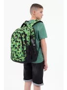 Budmil iskolatáska zöld minecraft 10110188/S55