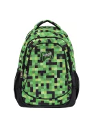 Budmil iskolatáska zöld minecraft 10110188/S55