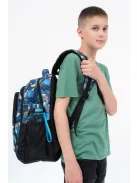 Budmil iskolatáska kék gamer 10110188/S54