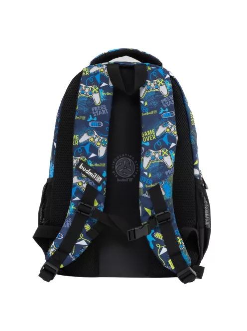 Budmil iskolatáska kék gamer 10110188/S54
