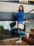 Vuch Nurmi bézs cipzáras crossbody kézitáska